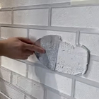 Kit 3 Stencil Parede Tijolinho Revestimento Pintura Impermeav