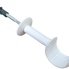 Kit 3 Suporte Simples Comum 28mm Para Cortina Branco