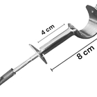 Kit 3 Suporte Simples Comum 28mm Para Cortina Cromado