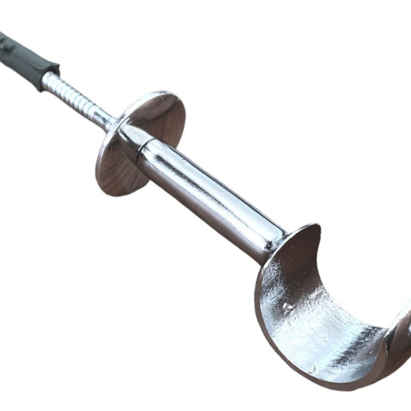 Kit 3 Suporte Simples Comum 28mm Para Cortina Cromado