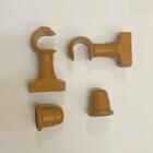 Kit 3 Suportes 19mm Cerejeira Para Varão De Cortina