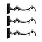 Kit 3 Suportes Duplo Perfil Invertido Para Varão Wave 28mm Pr