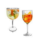 Kit 3 Taças Gin E 3 Taças Vinho Acrílico Krystalon