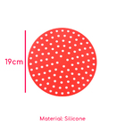 Kit 3 Tapetes Airfyer Protetor Silicone Antiaderente 19cm
