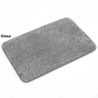 Kit 3 Tapetes Banheiro Super Soft Margarida 60cm X 40cm Blanc