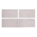 Kit 3 Tapetes De Cozinha Passadeira Antiderrapante - Caramelo