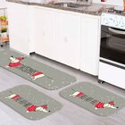 Kit 3 Tapetes De Natal Para Cozinha Christmas Único