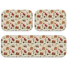 Kit 3 Tapetes De Natal Para Cozinha Classico Elementos Natali