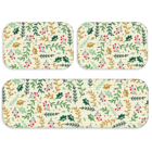 Kit 3 Tapetes De Natal Para Cozinha Folhas Natalinas Minimali