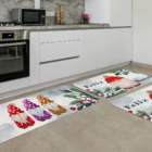 Kit 3 Tapetes De Natal Para Cozinha Gnomos Natalinos Único