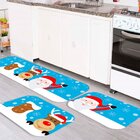 Kit 3 Tapetes De Natal Para Cozinha Happy Noel Único