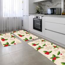 Kit 3 Tapetes De Natal Para Cozinha Icones Natal  Único