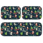 Kit 3 Tapetes De Natal Para Cozinha Merry Christmas Único