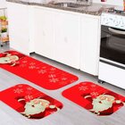 Kit 3 Tapetes De Natal Para Cozinha Papai Noel Now Único