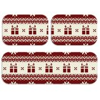 Kit 3 Tapetes De Natal Para Cozinha Presente De Natal Único