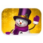 Kit 3 Tapetes Decorativos Bonecos De Neve Felizes Único