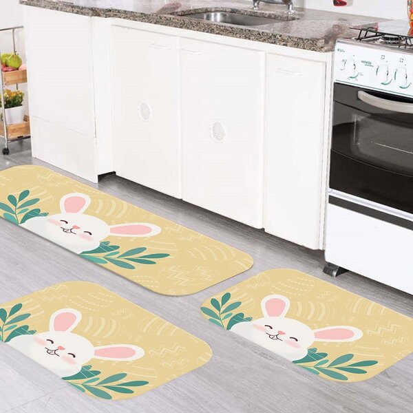 Kit 3 Tapetes Decorativos Coelho Fofinho Único