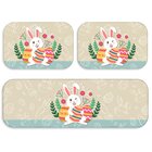 Kit 3 Tapetes Decorativos Feliz Páscoa Com Ramos Único