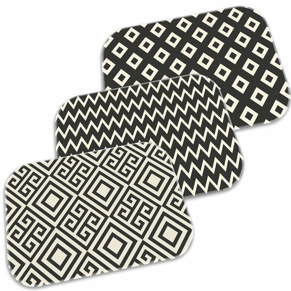 Kit 3 Tapetes Decorativos Geo New Único