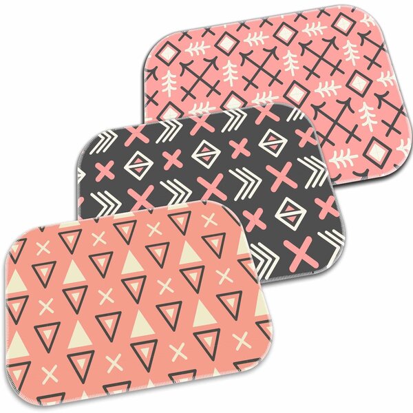 Kit 3 Tapetes Decorativos Geométricos Premium Único