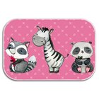 Kit 3 Tapetes Decorativos Guaxinins Único