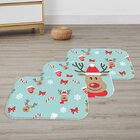 Kit 3 Tapetes Decorativos Natal Happy Único