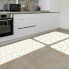 Kit 3 Tapetes Decorativos Ovinhos Coloridinhos Único