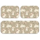 Kit 3 Tapetes Decorativos Páscoa Classic Único