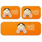 Kit 3 Tapetes Decorativos Páscoa Coelhinho Funny Único