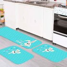 Kit 3 Tapetes Decorativos Páscoa Coelho Bubble Único