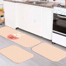 Kit 3 Tapetes Decorativos Páscoa Floral Modern Único