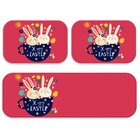 Kit 3 Tapetes Decorativos Páscoa Happy Único