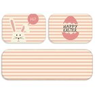 Kit 3 Tapetes Decorativos Páscoa Listras Hi Único