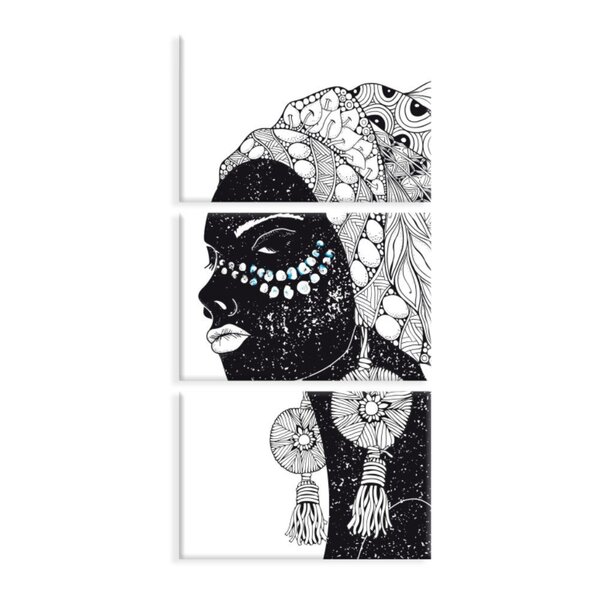 Kit 3 Telas Decorativas Cultura Beauty African