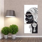 Kit 3 Telas Decorativas Cultura Beauty African