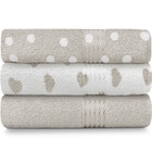 Kit 3 Toalhas De Banho 100 Algodão Prisma Dohler