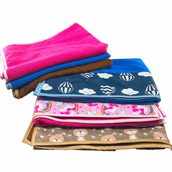 Kit 3 Toalhas Pet Alta Absorção Seca Rápido Marrom