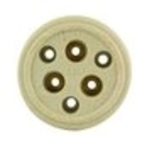 Kit 3 Tomada Tripolar 30a Porcelana + 3 Plugue 30a Porcelana