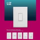 Kit 3 Tomadas 20a 250v Tramontina Liz 4x2 Branca