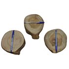 Kit 3 Toquinhos De Madeira Rústica Lixados.