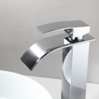 Kit 3 Torneiras Misturador Quente Frio Cascata Alta Cromada