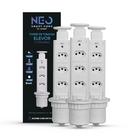 Kit 3 Torre 3 Tomadas Embutir Retrátil Elevor Para Bancada Br