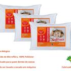 Kit 3 Travesseiros Suporte Médio Altenburg Soft Touch Microfi