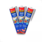 Kit 3 Tubo Cola Silicone Pia Box + Pistola Aplicadora Worker