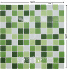 Kit 3 Unidades Pastilhas De Vidro Para Cozinha Banheiro Pisci