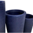 Kit 3 Vasos Decorativo Para Plantas De Jardim Azul