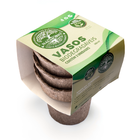 Kit 3 Vasos Fibra Biodegradável Bege Nagmobio