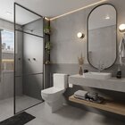 Kit 3 Vasos Sanitário Com Caixa Acoplada E Assento Soft Close