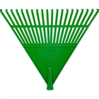 Kit 3 Vassouras Rastelo De Plástico Jardim Grama Sem Cabo