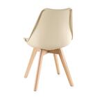 Kit - 3 X Banquetas + 6 X Cadeiras Estofadas Leda - Nude